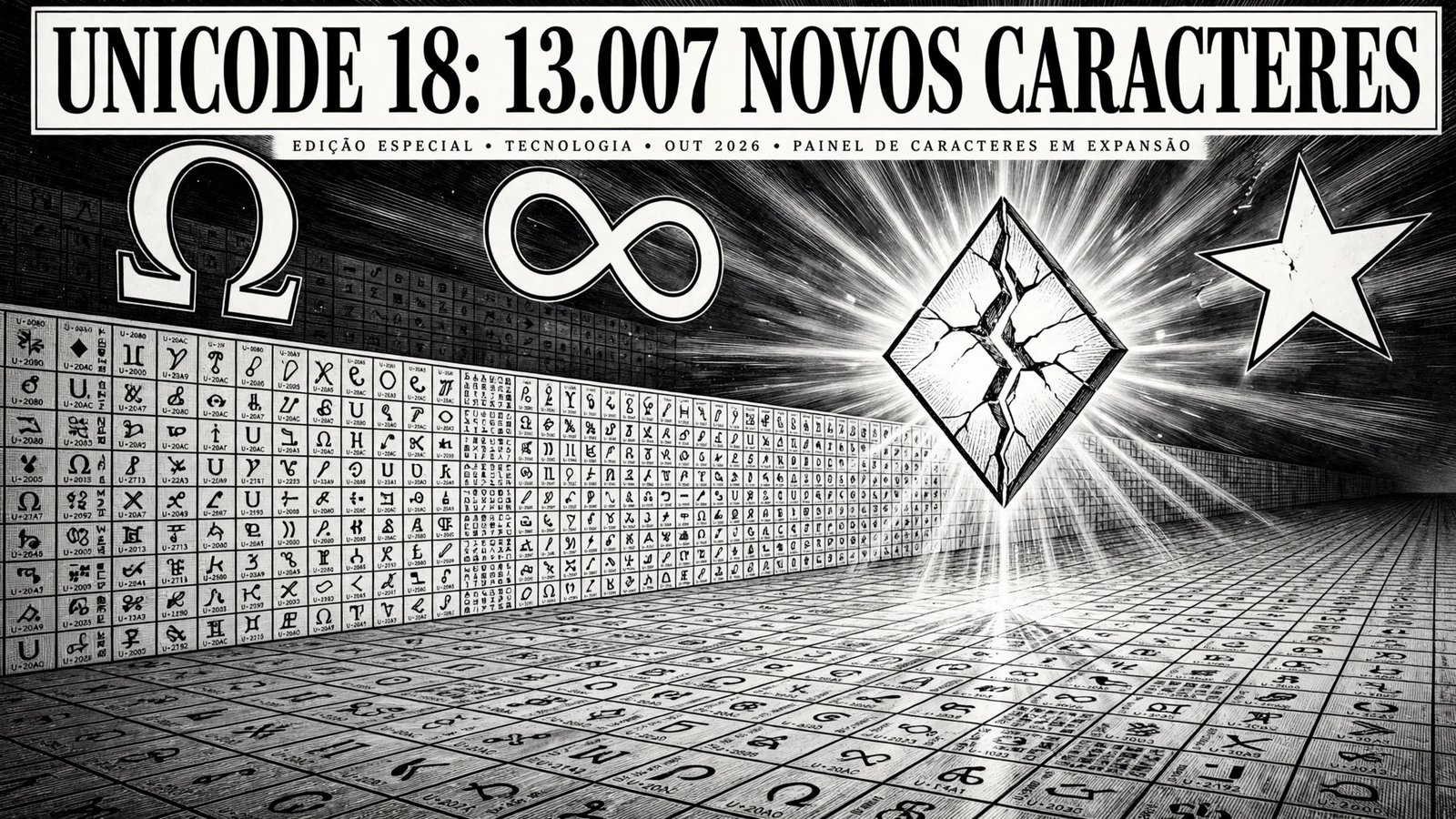 Unicode 18 novos caracteres e emojis
